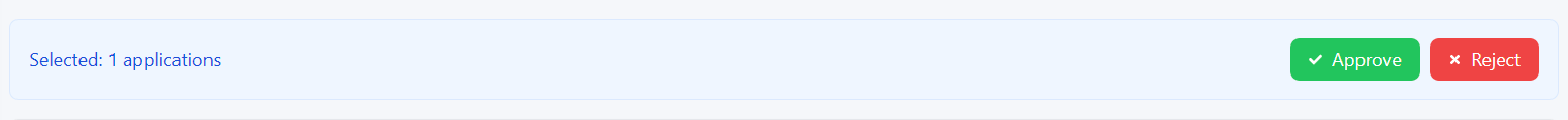 Approve/Reject
