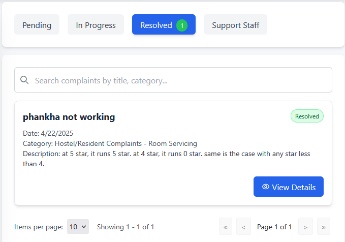 complaints