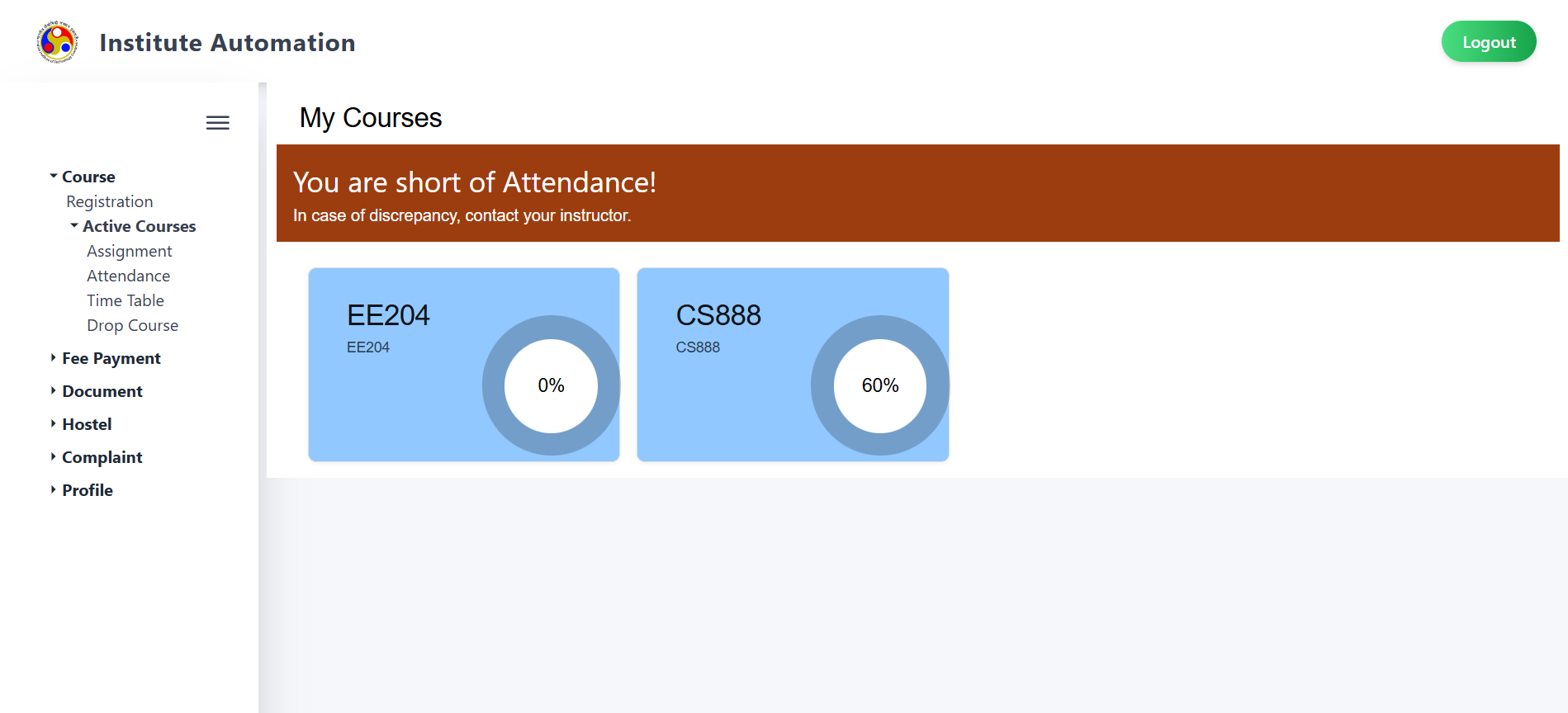 Attendance Courses